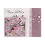 Create your own personalized 70th birthday post card