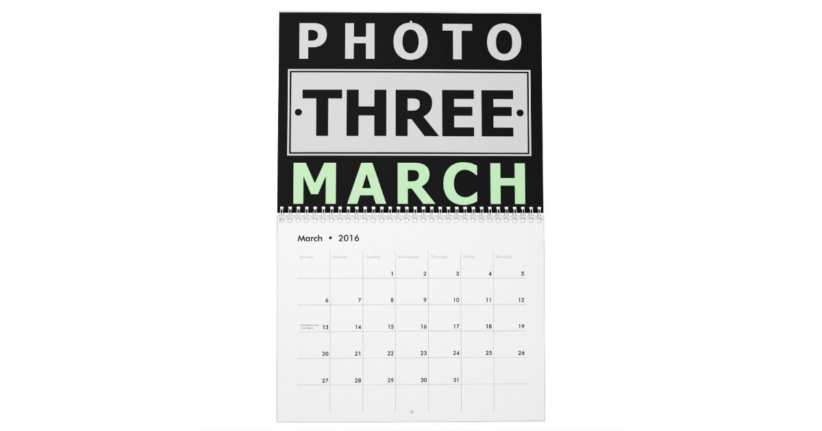 customized photo calendar