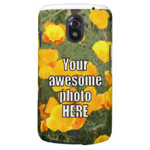 Create Your Own Personalized My Photo Upload Gift Galaxy Nexus Cases
