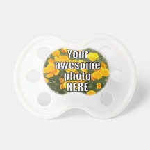 Create Your Own Personalized My Photo Upload Gift Baby Pacifier