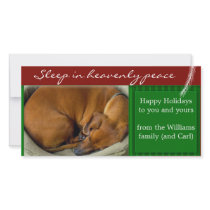 Create your own pet photo holiday card photo cards