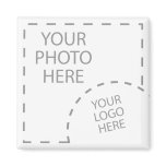 Create Your Own -  photo and logo template magnets