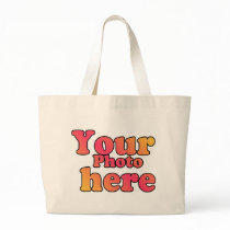 CREATE YOUR OWN PHOTO CANVAS BAG