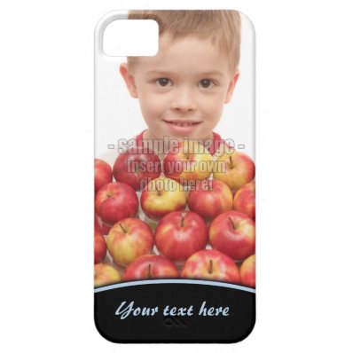 Create Your Own Photo Blue Edge iPhone5 iPhone 5 Case