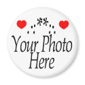 CREATE YOUR OWN PHOTO magnets