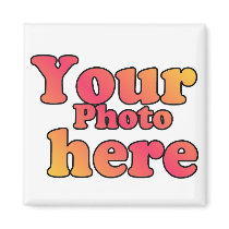 CREATE YOUR OWN PHOTO FRIDGE MAGNETS