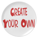 Create your own plate