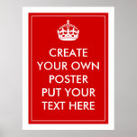 Create Your Own Poster