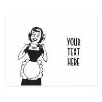 CREATE YOUR OWN RETRO HOUSEWIFE LETTER GIFTS postcards