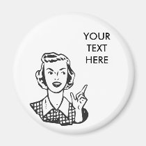 CREATE YOUR OWN RETRO MAD HOUSEWIFE GIFTS magnets