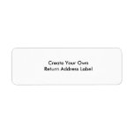 Create Your Own Return Address Label