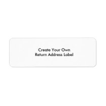 Create Your Own Return Address Label
