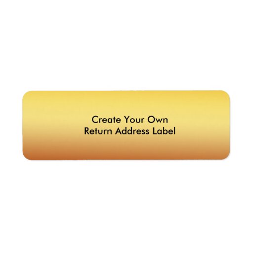 Create Your Own Return Address Label Zazzle