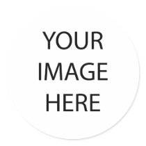 Create Your Own Round Sticker - Simple Template