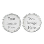 Create Your Own Silver Plated Cufflinks