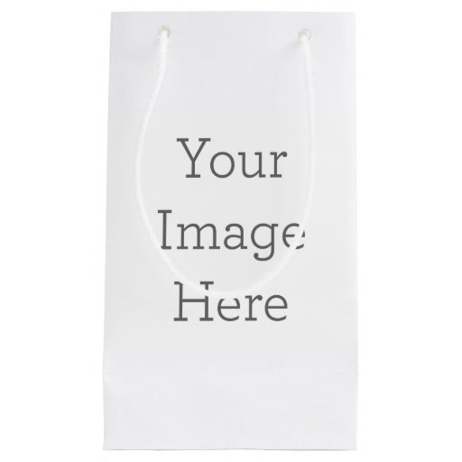 Custom Gift Bag Small, Glossy Zazzle