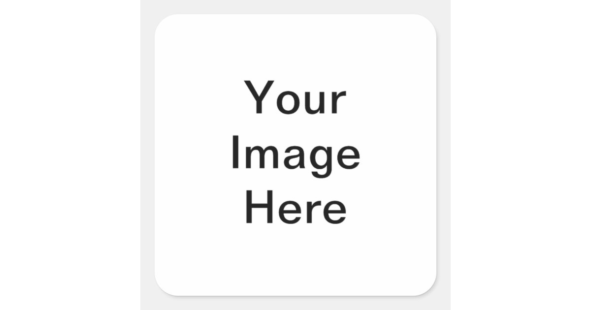 Square Stickers, Glossy Zazzle