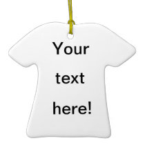 Create your own tshirt ornament!