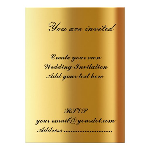 Create your own Wedding Invitation 2