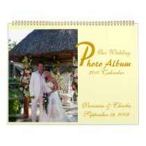 CREATE YOUR OWN WEDDING PHOTO WALL CALENDAR