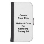 Create Your Samsung Galaxy S4 Wallet Case at Zazzle