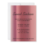 Create Your Sweet 16 Invitation