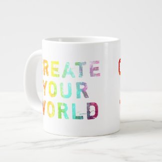 Create Your World Jumbo Mugs