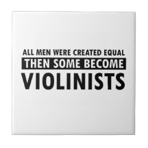 Created equally violinists design ceramic tiles