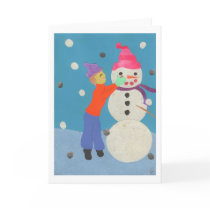 Creating a snowman card