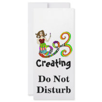 Creating Do Not Disturb Mermaid Muse Custom Rack Cards