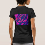 Creating Worlds – Abstract Magenta Sapphire Magic Tee Shirts