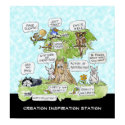 Creation Inspiration Station Cute Poster posters by zooogle Creation Inspiration Station Cute Poster posters