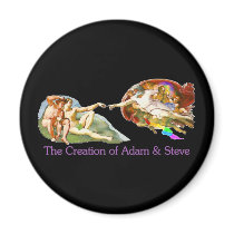 Creation of Adam and Steve magnets