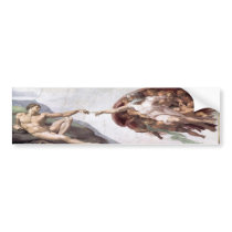 Creation Of Adam Bumper Sticker