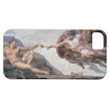 Creation of Adam Cistine Chapel Art iPhone 5 Covers