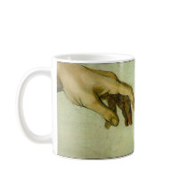 Creation of Adam in detail Mug