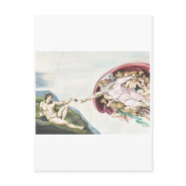Creation of Adam postcards