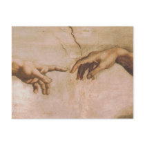 Creation of Adam postcards