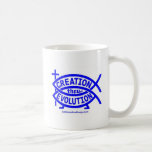 Creation thru Evolution Mug Blue