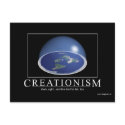 Creationism Postcard postcard