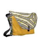 Creative Abstract Zebra Print Messenger Bag