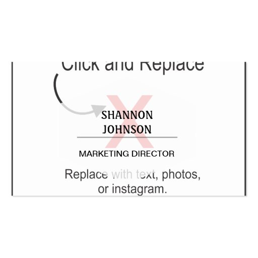 Creative and Artistic Professional Business Card (front side)