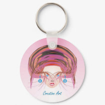 Creative Art - Faces we Remember Products keychains by cleosclassics Creative Art - Faces we Remember Products keychains
