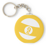 Creative Billiard's Nine Ball Key Chains
