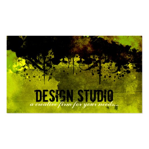 Creative Design Business Card (front side)
