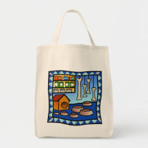 CREATIVE DOG DESIGN TOTE BAG