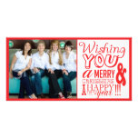Creative Family Photo Xmas Christmas Card! Photo Card