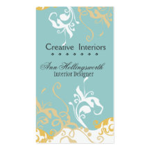 Creative Floral with Daylily Flower Business Cards