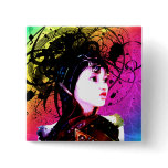 Creative Funk Industrial Surrealism Art Button