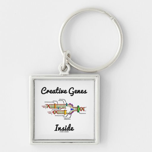Creative Genes Inside (DNA Replication) Keychain